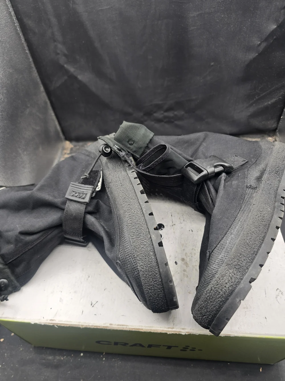 Men's Black Rain & Snow Boots - Waterproof Winter Protection
